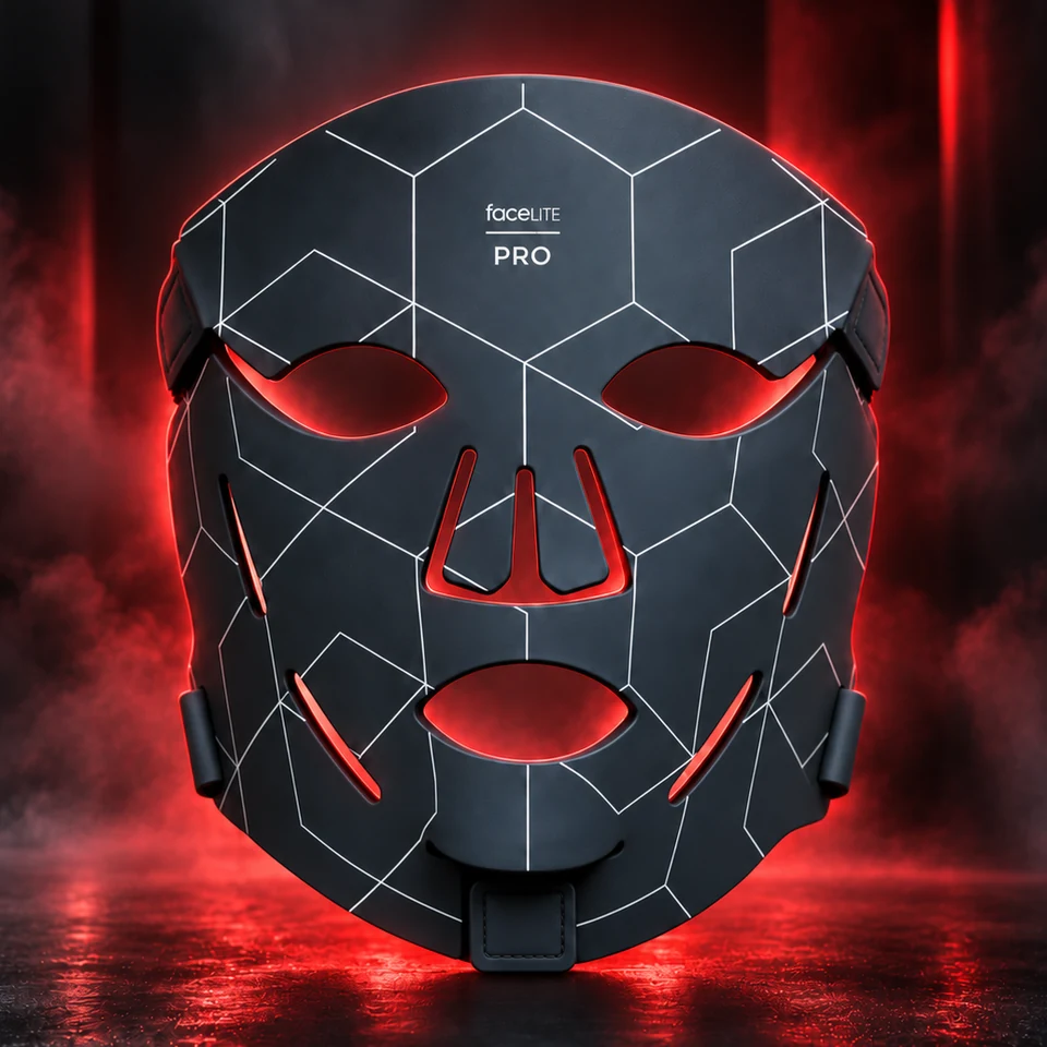 FaceLITE PRO LED-gezichtsmasker, vooraanzicht