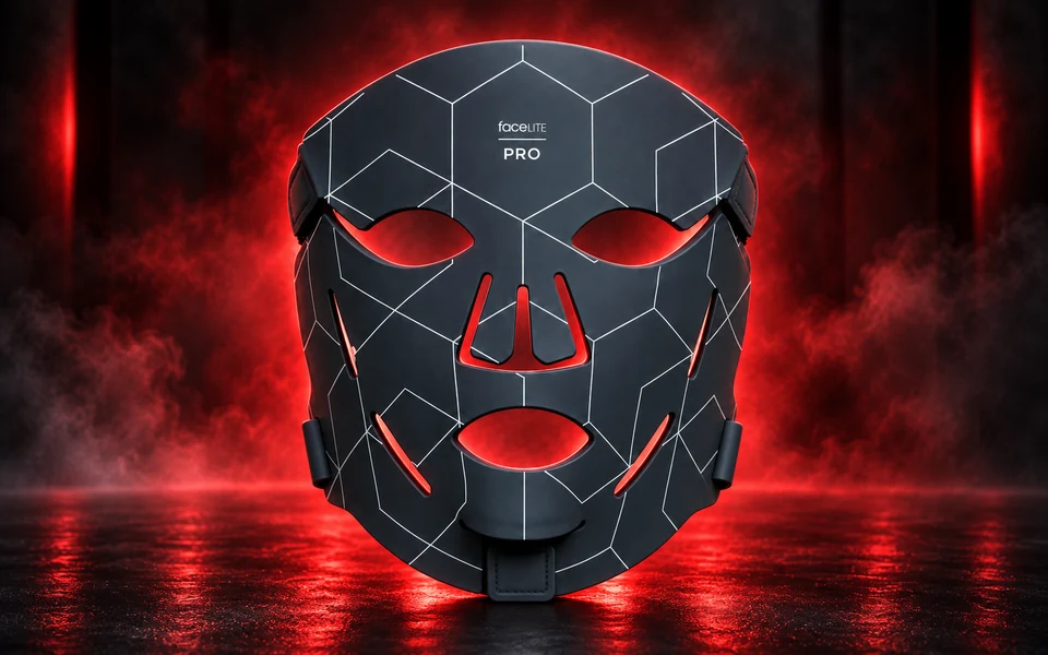 FaceLITE PRO LED-gezichtsmasker, vooraanzicht
